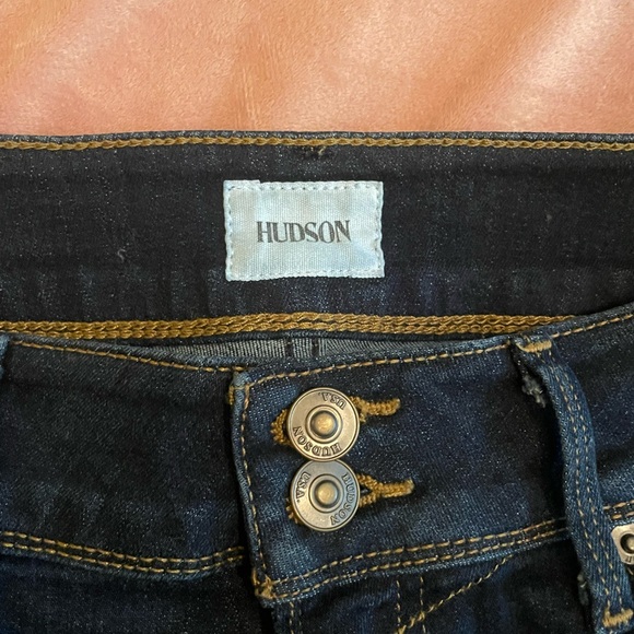 Hudson Dark Wash Denim Shorts Size 25 - Picture 2 of 5
